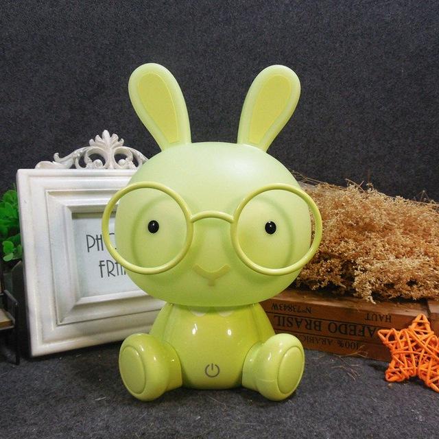 Veilleuse Lapin Lunette Vert