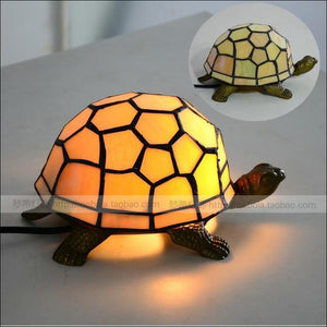 lampe tortue jaune