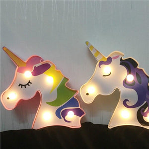 Veilleuses Licorne Multicolore